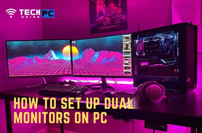 how to set up dual monitors on pc