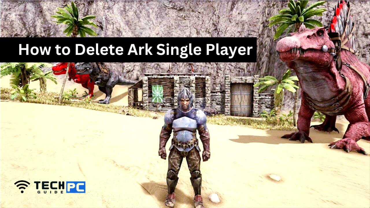 how to delete ark single player