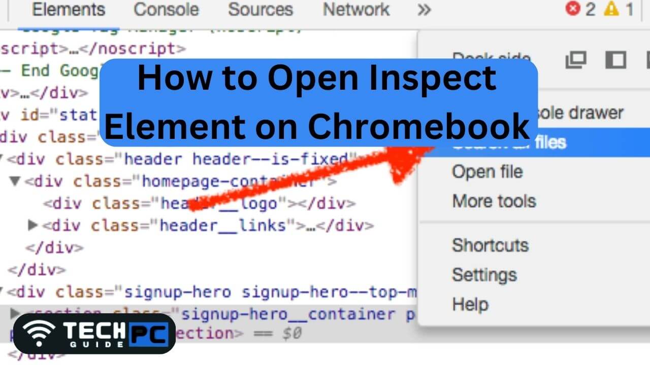 How to Open Inspect Element on Chromebook