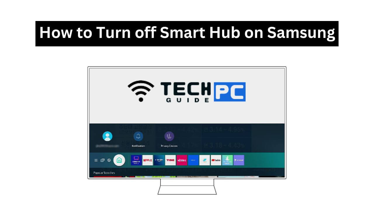 how to turn off smart hub on samsung tv