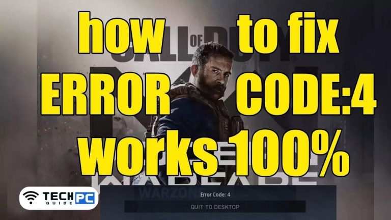 How to Fix Error Code 4 Modern Warfare Xbox one [2023 Guide]