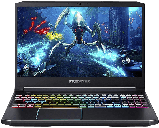Acer Predator Helios 300 Gaming Laptop PC, 15.6 Full HD 144Hz 3ms IPS Display, Intel i7-9750H, GeForce GTX 1660 Ti 6GB, 16GB DDR4, 256GB NVMe SSD, Backlit Keyboard, PH315-52-78VL