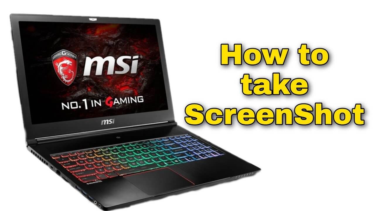 how to take screenshot on msi laptop