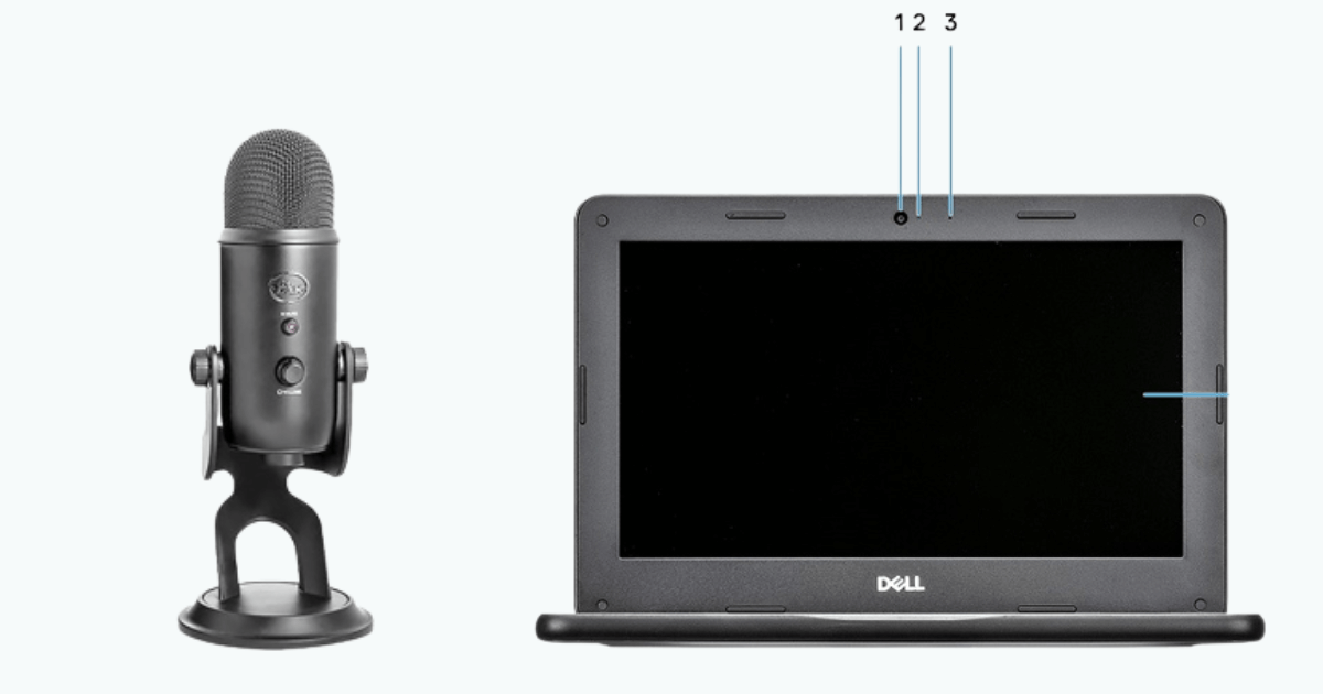 Where is the Microphone on my Dell Laptop?